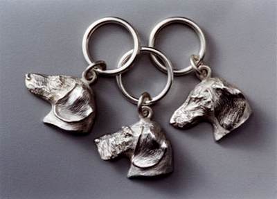 Fine Art Luxury Jewelry Key Rings of Sterling Silver by Joy Beckner