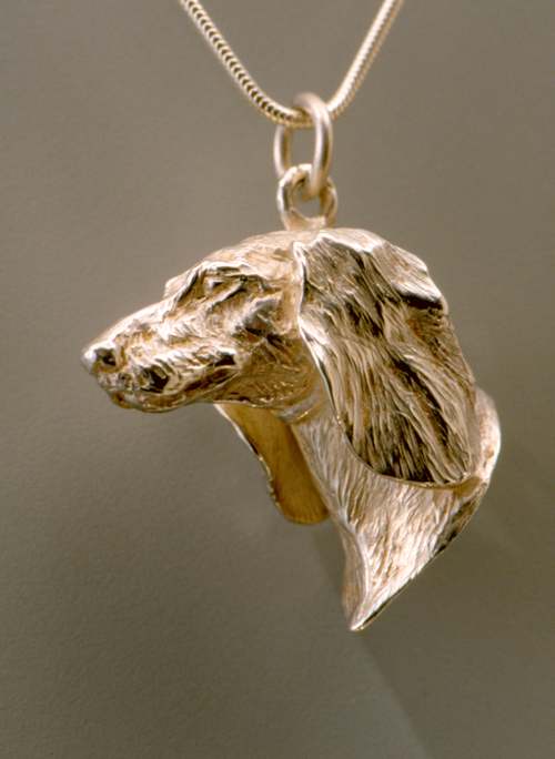 3D Pendant Dear to My Heart Dachshund Long Coat by Joy Beckner