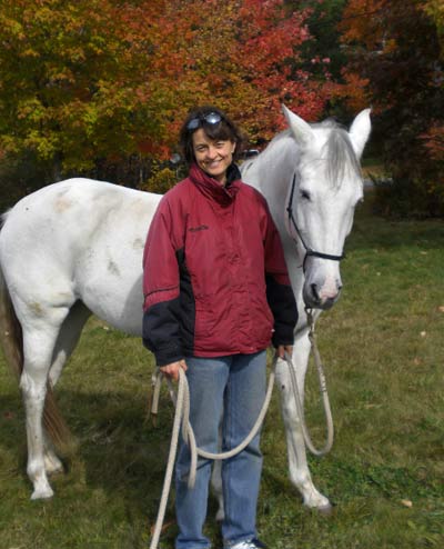 Annette Rose Olson and her horse