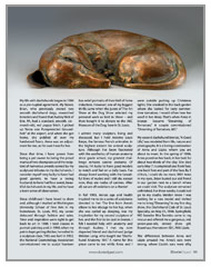 Click here to view and read Clay to Collector article on Joy Beckner and her Dachshund sculptures