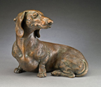 fine bronze Dachshund sculpture