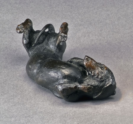 Joy Beckner canine bronze sculpture