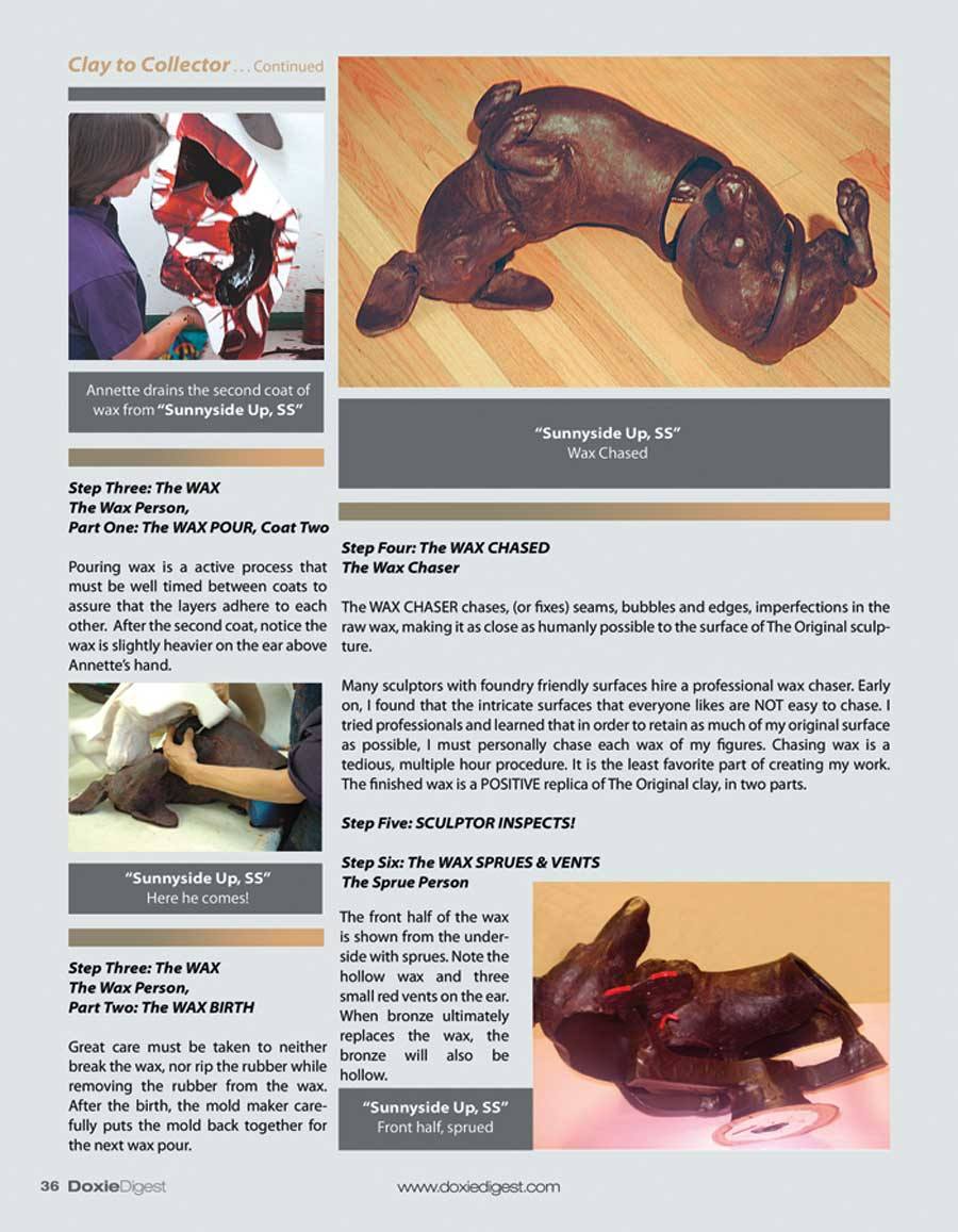 The Doxie Digest Magazine Clay to Collector article page 36
