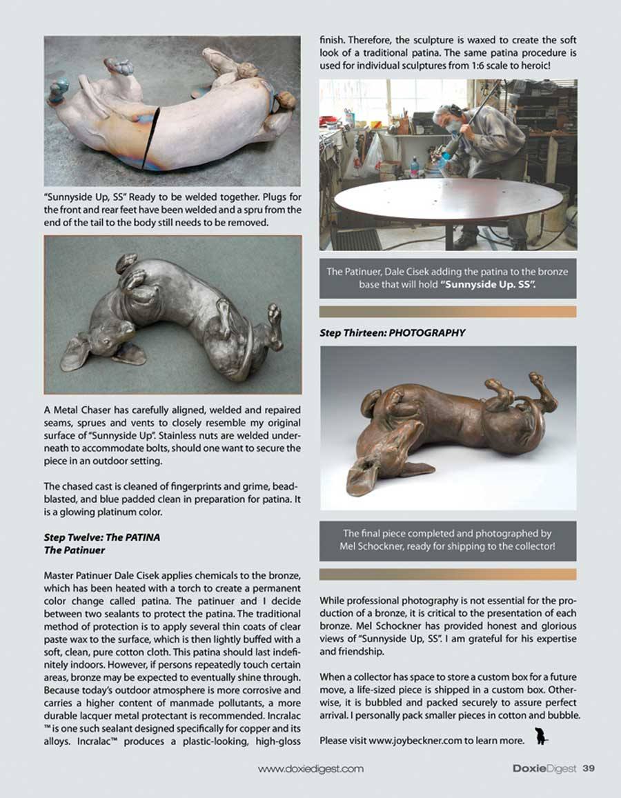 The Doxie Digest Magazine Clay to Collector article page 39