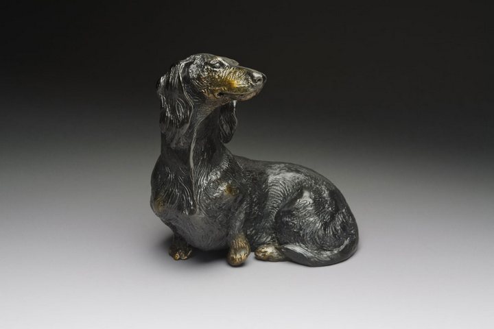 So Good To See You 1:6 Scale Long Dachshund Sculpture in bronze