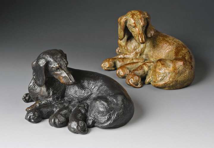Joy Beckner Fine Bronze Canine Sculpture
