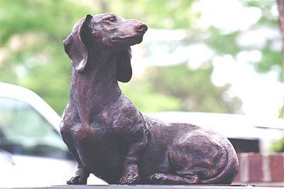 So Good To See You bronze Dachshund sculpture Grand Junction CO