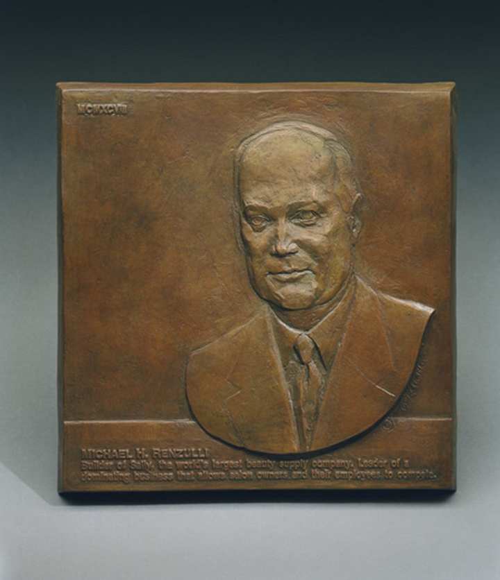 Michael H. Renzulli Human Bronze Sculpture by Joy Beckner Bronze Sculptor