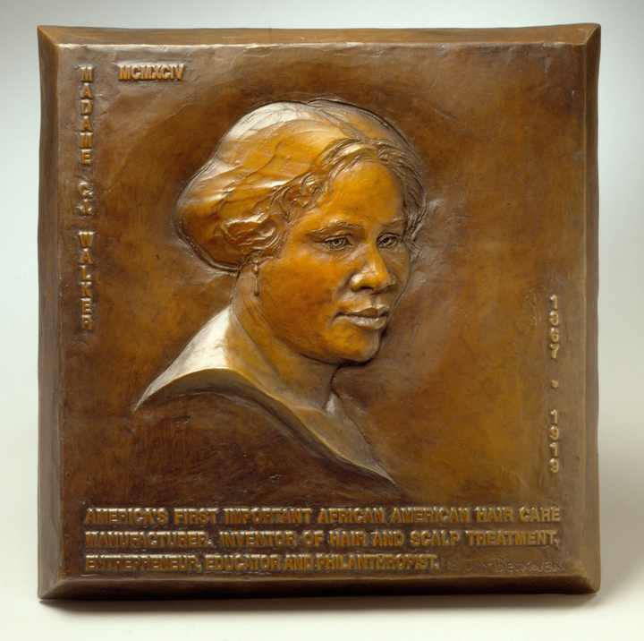 National Cosmetology Association Hall of Fame Madame C. J. Walker Human Bronze Sculpture by Joy Beckner Bronze Sculptor