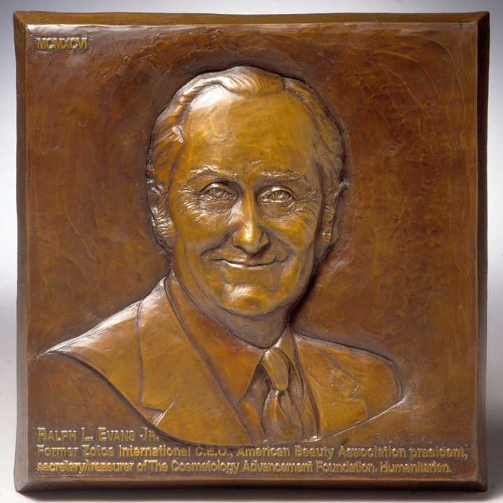 National Cosmetology Association Hall of Fame Ralph L. Evans Jr. Human Bronze Sculpture by Joy Beckner 