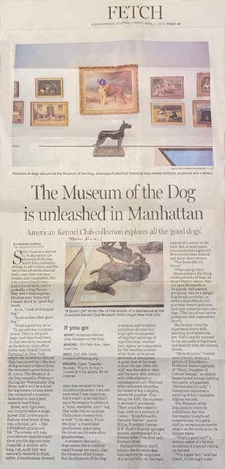 Albuquerque Journal Museum of the Dog