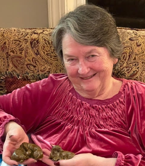 Randy enjoys her smooth birthday bronzes, “Cozy” and "Deli’s Open”. Randy enjoys her smooth birthday bronzes, “Cozy” and "Deli’s Open”.